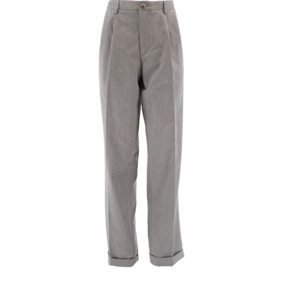 Lands' End Pants Mens Traditional Fit Pleated No Iron Chino Pants
